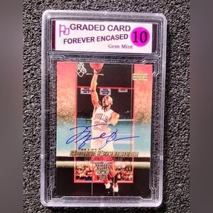 Custom Made MJ Trading Card with Pink Label